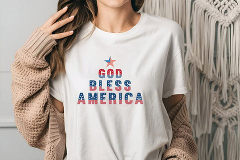 god bless america SVG Angelina750 