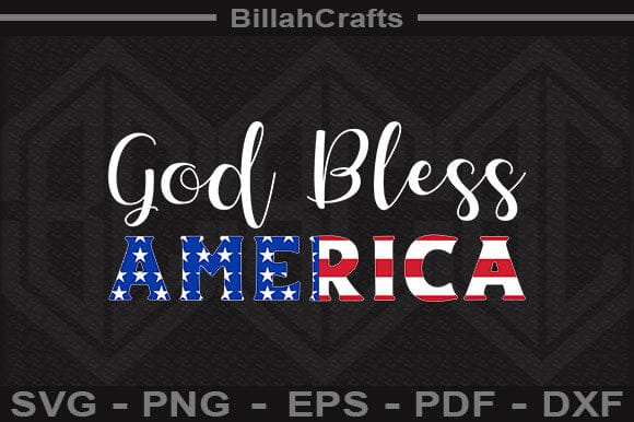 God Bless America svg SVG BillahCrafts 