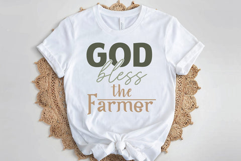 God Bless the Farmer SVG Cut File | Farmhouse Sign SVG zoellartz 