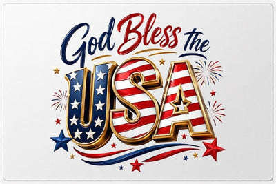 God Bless The USA Patriotic PNG Digital Download SVG BillahCrafts 