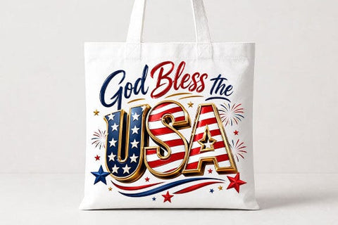 God Bless The USA Patriotic PNG Digital Download SVG BillahCrafts 