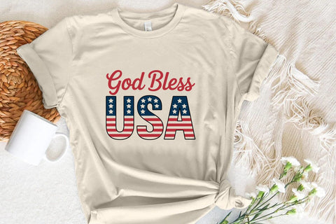 God Bless usa SVG Angelina750 