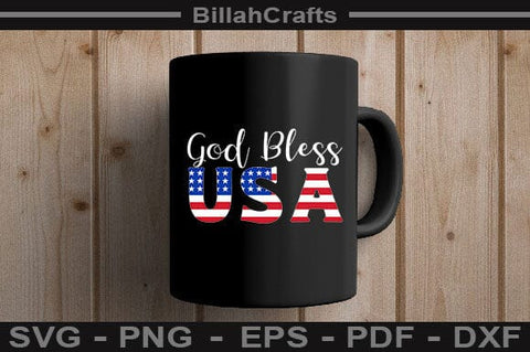 God Bless Usa SVG BillahCrafts 