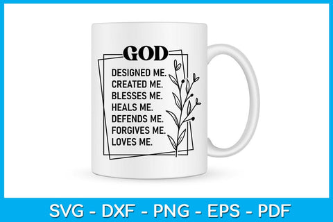 God Christian Religious Faith SVG PNG PDF Cut File SVG Creativedesigntee 