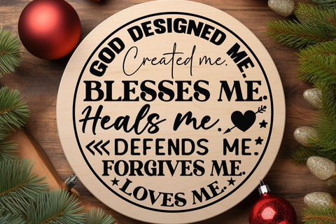 God Designed me Created me Blesses me SVG Angelina750 