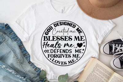 God Designed me Created me Blesses me SVG Angelina750 