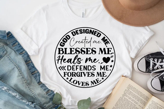 God Designed me Created me Blesses me SVG Angelina750 