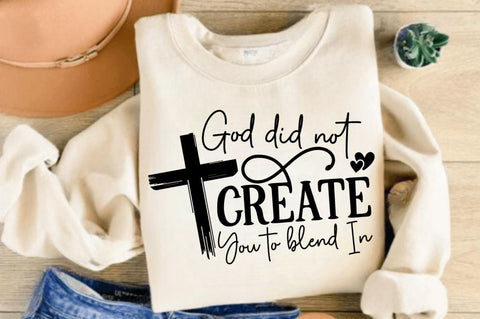 God Did Not Create SVG, Christian Floral SVG, Retro Christian SVG, Bible Verse SVG, Wildflower Jesus SVG Design SVG Regulrcrative 