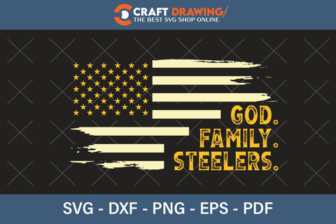God Family Steelers Svg Png Cutting Printable Files SVG Debashish Barman 