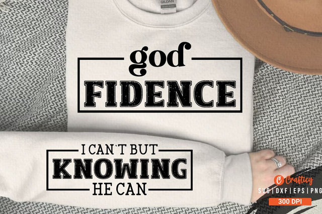 God Fidence Sleeve SVG Design SVG Designangry 