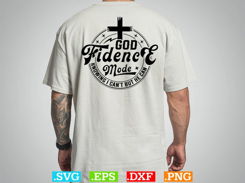 God Fidence Svg Shirt, Religious Svg, Jesus Svg, God Svg, Christian Svg file SVG Creativeart88 