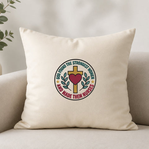 God Found the Strongest Women and Made Them Nurses Embroidery Design – Christian Nurse Cross Machine Embroidery File, Faith Nurse Gift Embroidery/Applique DESIGNS PatternFeed8 