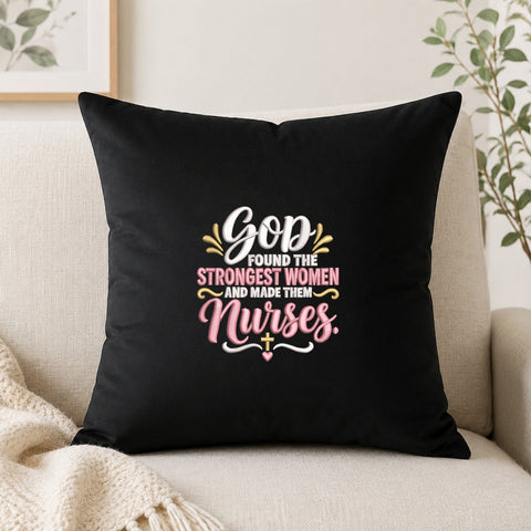 God Found the Strongest Women and Made Them Nurses Embroidery Design – Christian Nurse Machine Embroidery File Embroidery/Applique DESIGNS PatternFeed8 