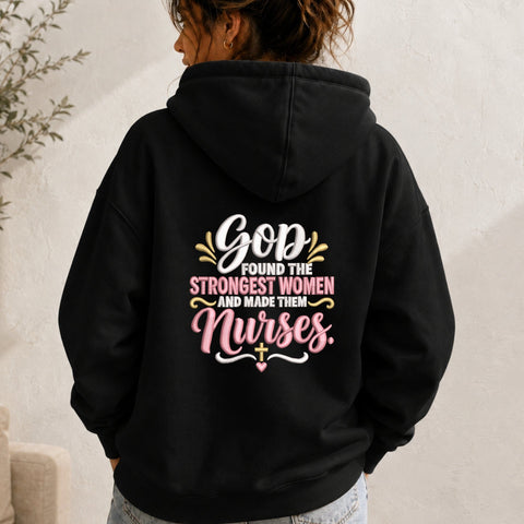 God Found the Strongest Women and Made Them Nurses Embroidery Design – Christian Nurse Machine Embroidery File Embroidery/Applique DESIGNS PatternFeed8 