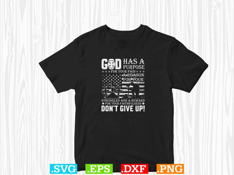 God Has A Purpos Shirt, Religious Svg, Jesus Svg, God Svg, Christian Svg file SVG Creativeart88 