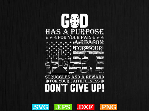 GOD HAS A PURPOS Svg, Christian Svg, Scripture Bundle, Bible Verse Svg, Religious Svg Bundle, Jesus Svg, God Svg SVG Creativeart88 