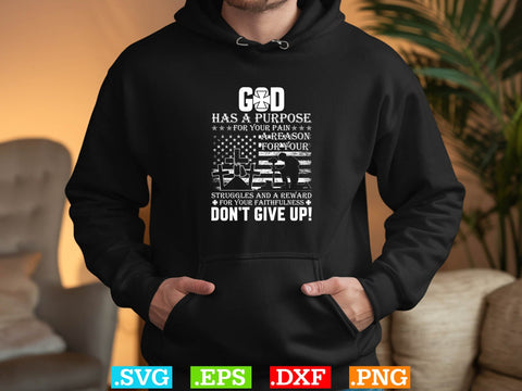 GOD HAS A PURPOS Svg, Christian Svg, Scripture Bundle, Bible Verse Svg, Religious Svg Bundle, Jesus Svg, God Svg SVG Creativeart88 