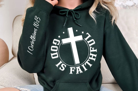 God Is Faithful Sleeve SVG Design SVG Regulrcrative 