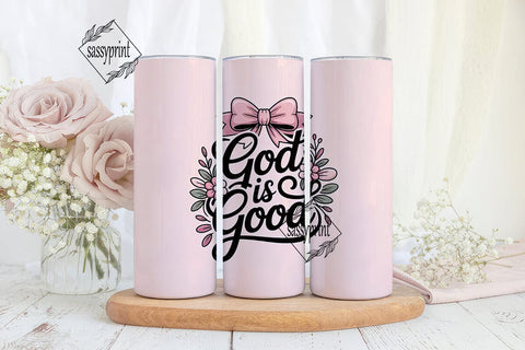 God Is Good 20oz Tumbler Design Sublimation sassyprint 
