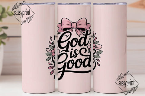 God Is Good 20oz Tumbler Design Sublimation sassyprint 