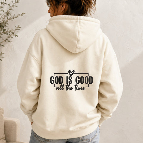God Is Good All The Time Embroidery Design – Christian Faith Machine Embroidery File, Religious Quote, Jesus Inspirational Design Embroidery/Applique DESIGNS PatternFeed8 