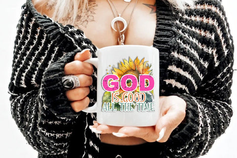 God is good all the time png, Retro faith based sublimation, boho vintage floral, Christian Bible Verse, digital download Sublimation Jagonath Roy 