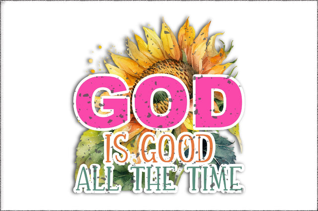 God is good all the time png, Retro faith based sublimation, boho vintage floral, Christian Bible Verse, digital download Sublimation Jagonath Roy 