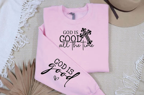 God is good All the time Sleeve SVG Design, Christian Sleeve SVG, Faith SVG Design, Jesus Sleeve SVG SVG Regulrcrative 
