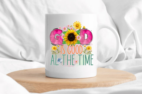 God Is Good all the time Sublimation Design Sublimation Regulrcrative 