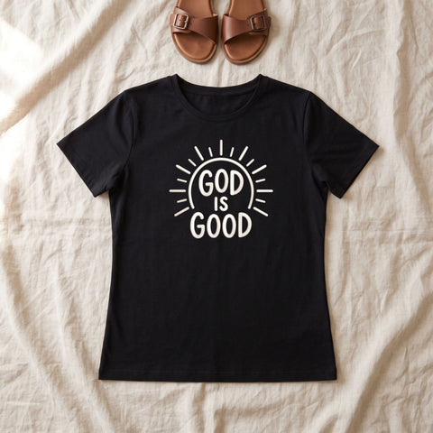 God Is Good Embroidery Design – Christian Faith Sun Rays Religious Quote Machine Embroidery File Embroidery/Applique DESIGNS PatternFeed8 
