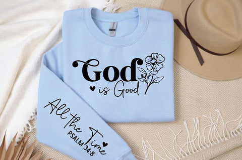 God is Good Sleeve SVG Design, Christian Sleeve SVG, Faith SVG Design, Jesus Sleeve SVG SVG Regulrcrative 