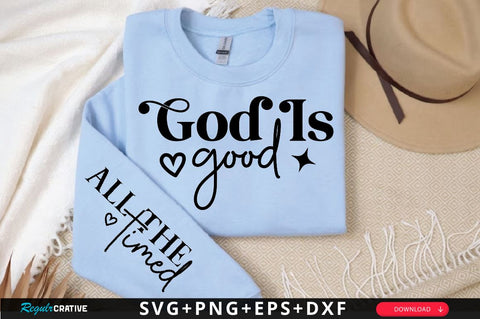 God is good Sleeve SVG Design, Christian Sleeve SVG, Faith SVG Design, Jesus Sleeve SVG SVG Regulrcrative 