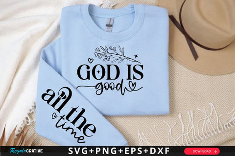 God is good Sleeve SVG Design, Christian Sleeve SVG, Faith SVG Design, Jesus Sleeve SVG SVG Regulrcrative 