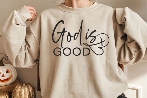 God is Good SVG: Boho Christian Bible Verse, Shirt Design SVG DesignDestine 