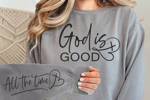 God is Good SVG: Boho Christian Bible Verse, Shirt Design SVG DesignDestine 