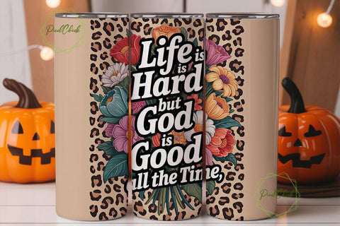 God Is Good Tumbler Wrap PNG Sublimation PixelChick 