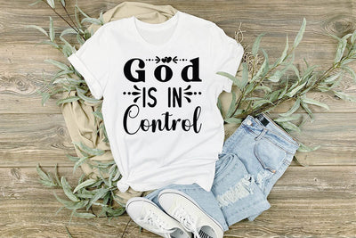God is in Control SVG Angelina750 