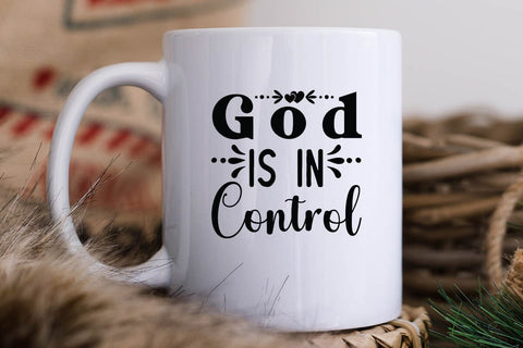 God is in Control SVG Angelina750 