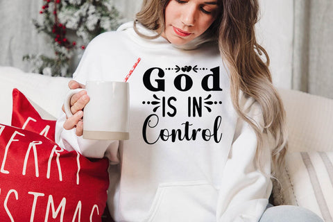 God is in Control SVG Angelina750 