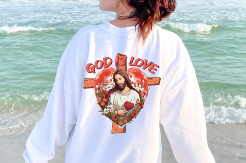 God is love png design Sublimation Regulrcrative 