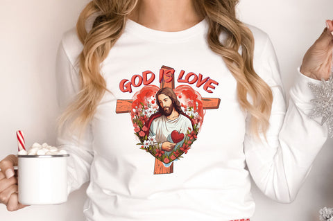 God is love png design Sublimation Regulrcrative 