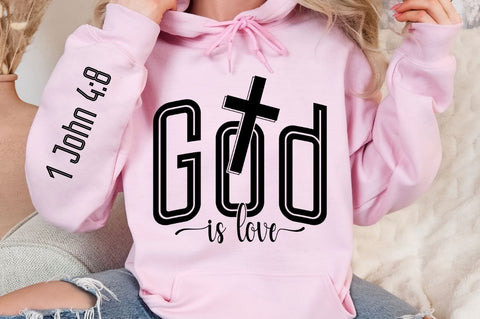 God Is Love Sleeve SVG Design SVG Regulrcrative 
