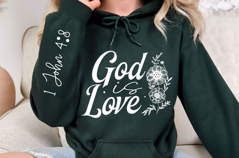 God Is Love Sleeve SVG Design SVG Regulrcrative 