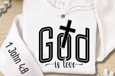 God Is Love Sleeve SVG Design SVG Regulrcrative 