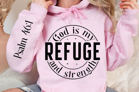 God Is My Refuge And Strength SVG Design SVG Regulrcrative 