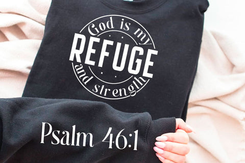 God Is My Refuge And Strength SVG Design SVG Regulrcrative 