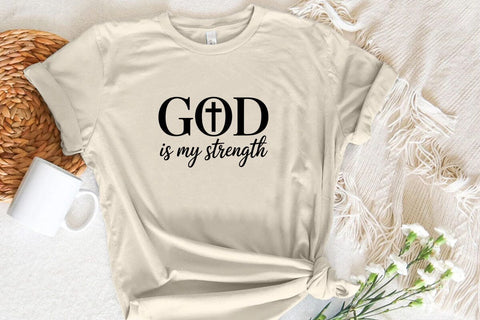 God Is My Strength SVG Angelina750 