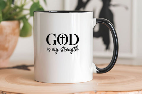 God Is My Strength SVG Angelina750 