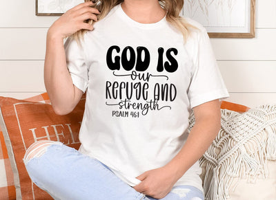 God is our refuge and strength Bible SVG Design SVG CraftingStudio 