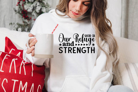 God is our refuge and strength SVG Angelina750 